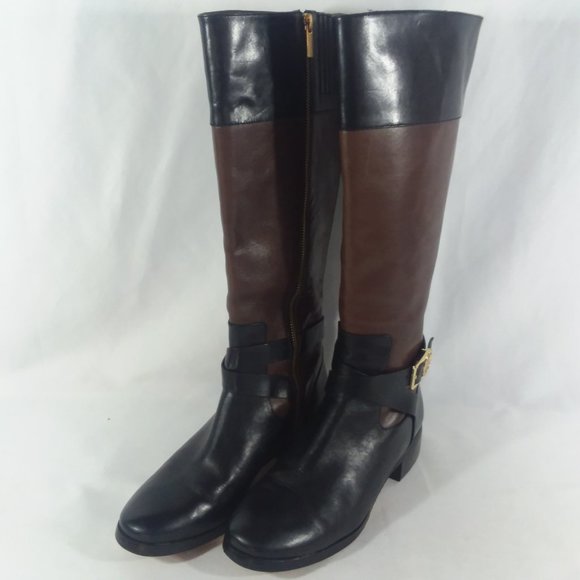 Michael Kors Jet Set 6 Leather Riding Boots 9M - Picture 6 of 12